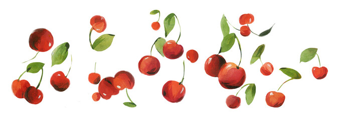 Flowers watercolor illustration.Manual composition.Big Set watercolor elements.