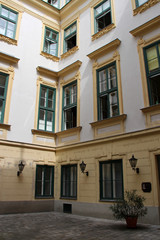 baroque building (former town hall) in vienna (austria) 