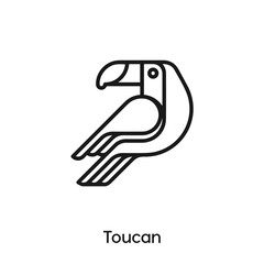 toucan icon vector. toucan icon vector symbol illustration. Modern simple vector icon for your design. toucan icon vector  © Turgay Gasimli