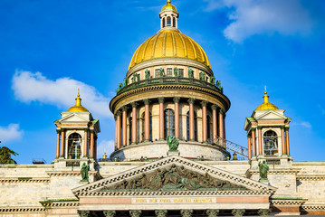 Fototapeta premium Saint Isaac's Cathedral- greatest architectural creation. Saint Petersburg. Russia.