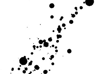 texture black ink on a white background.