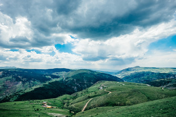Fototapeta premium Great view of mountains landscape