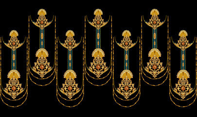 Decorative elegant luxury design.Vintage elements in baroque, rococo style.Design for cover, fabric, textile, wrapping paper .