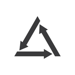 Arrow logo vector design template