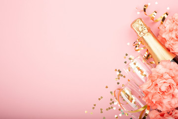 Valentines day champagne © destillat