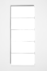 white box on a white background