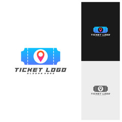 Ticket Center Logo Template Design Vector, Creative design, Icon symbol