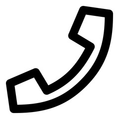 Unique phone ring icon, illustration, vector