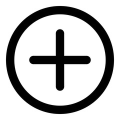 Unique add icon, illustration, vector