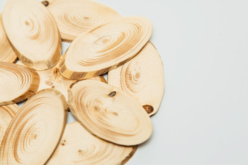 carved wood pattern on a white background