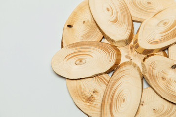 carved wood pattern on a white background