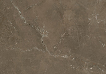 Brown marble stone with white veins