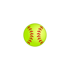 Tennis Ball Vector Icon. Isolated Tennis Ball, Court, Match, Championship Emoji, Emoticon Illustration