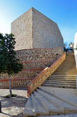 Treppe zum Castillo de Guardamar, Costa Blanca