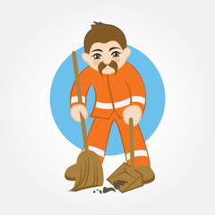 Street Cleaning Services Logo Template