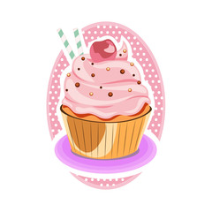 sweet elements of the cake