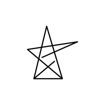 Abstract crane logo design. Vector image.