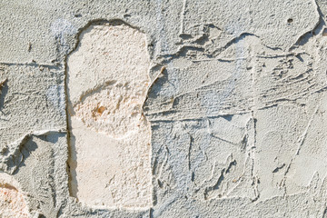 Detail of a wall with cement structure - background