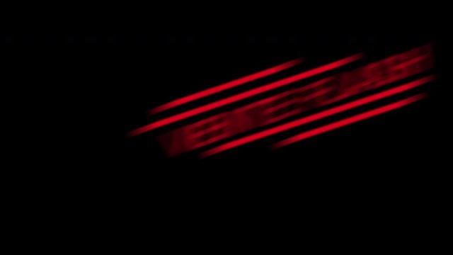 vente flash- animation text rouge sur fond noir