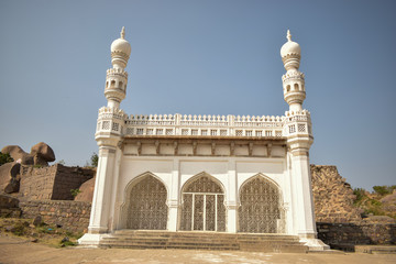 Fototapeta premium 400 Years Old Masjid White Color