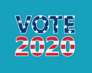 presidential election 2020 in United States concept- vector illustration