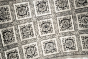 Arc de Triomphe in Paris. Decorative elements.