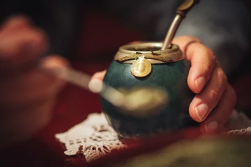 Rolgordijnen Yerba Mate, the traditional tea from Argentina © sabino.parente
