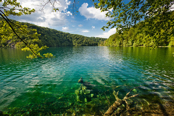 Plitvice Lakes national park in Croatia Landscape