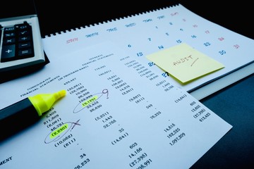Accounting  and certified public accountant of the company must be examined serious to calculator. If find error, used a color pen marker for edit before to public announcement of financial statement 