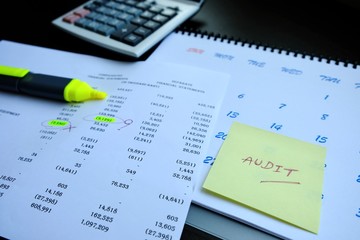 Accounting  and certified public accountant of the company must be examined serious to calculator. If find error, used a color pen marker for edit before to public announcement of financial statement 