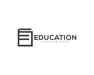 Fototapeta na wymiar Education and Graduation Logo Design Vector