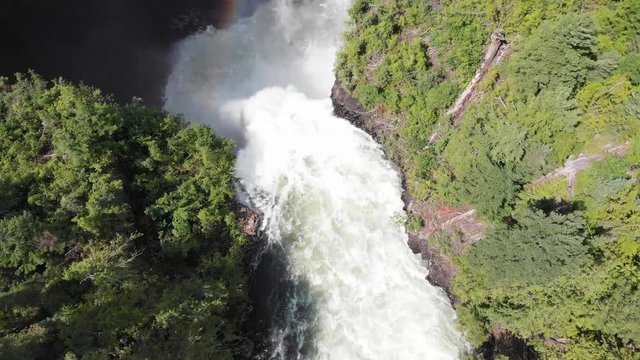 big Watterfall in valley