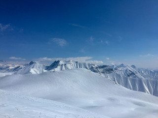 Naklejka premium kaukasus mountains