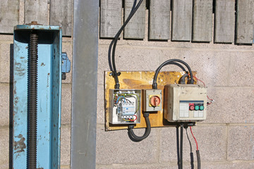 Circuit breaker and trip box	