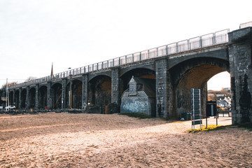 A Train Track Bridge In Balbriggan.