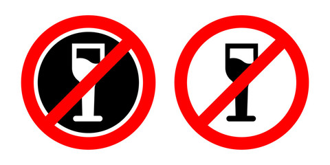 No Alcohol - icon for product labels