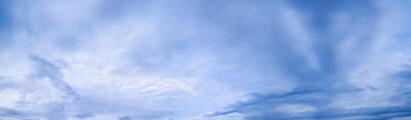 Evening sky background with clouds