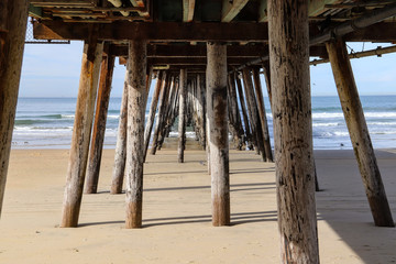 Classic wooden Imperial Beach Pier