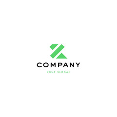 Vector logo design icon. Abstract letter Z. Modern simple style