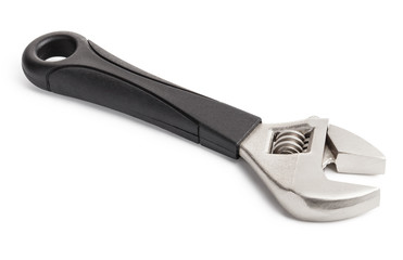 Obraz premium New adjustable wrench, isolated on white background