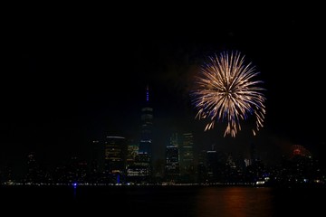 4th of July firework New York City