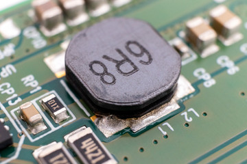 Inductor on an LCD TV printed circuit board