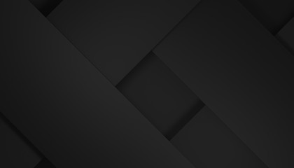 minimalist background in black tones with diagonal geometric shapes.