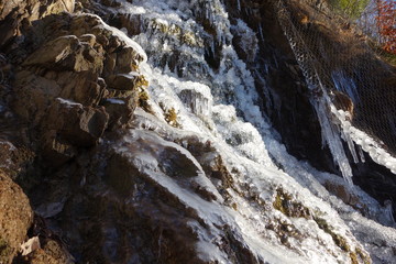 Wasserspiele mit langer Belichtungszeit