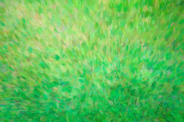 Green abstract painting illustration background
