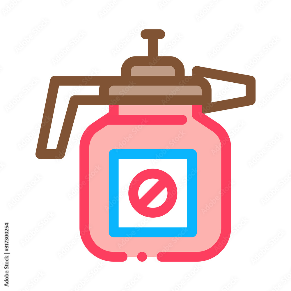 Aufkleber atomizer tool icon vector. outline atomizer tool sign. isolated contour symbol illustration