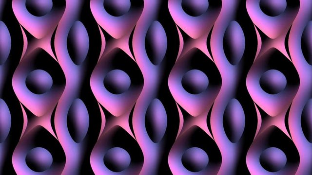 3d abstract purple background animation of seamless loop.