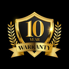 10 year warranty golden shield