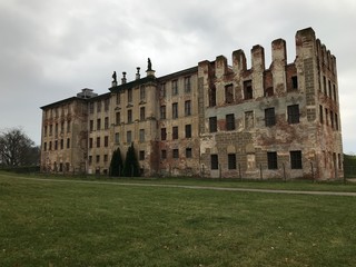 Fototapeta na wymiar Zerbster Schloss in Zerbst (Sachsen-Anhalt)