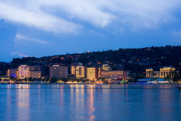 Fototapeta na wymiar Hotel facilities in Portoroz, Istria, Adria, Slovenia, Europe
